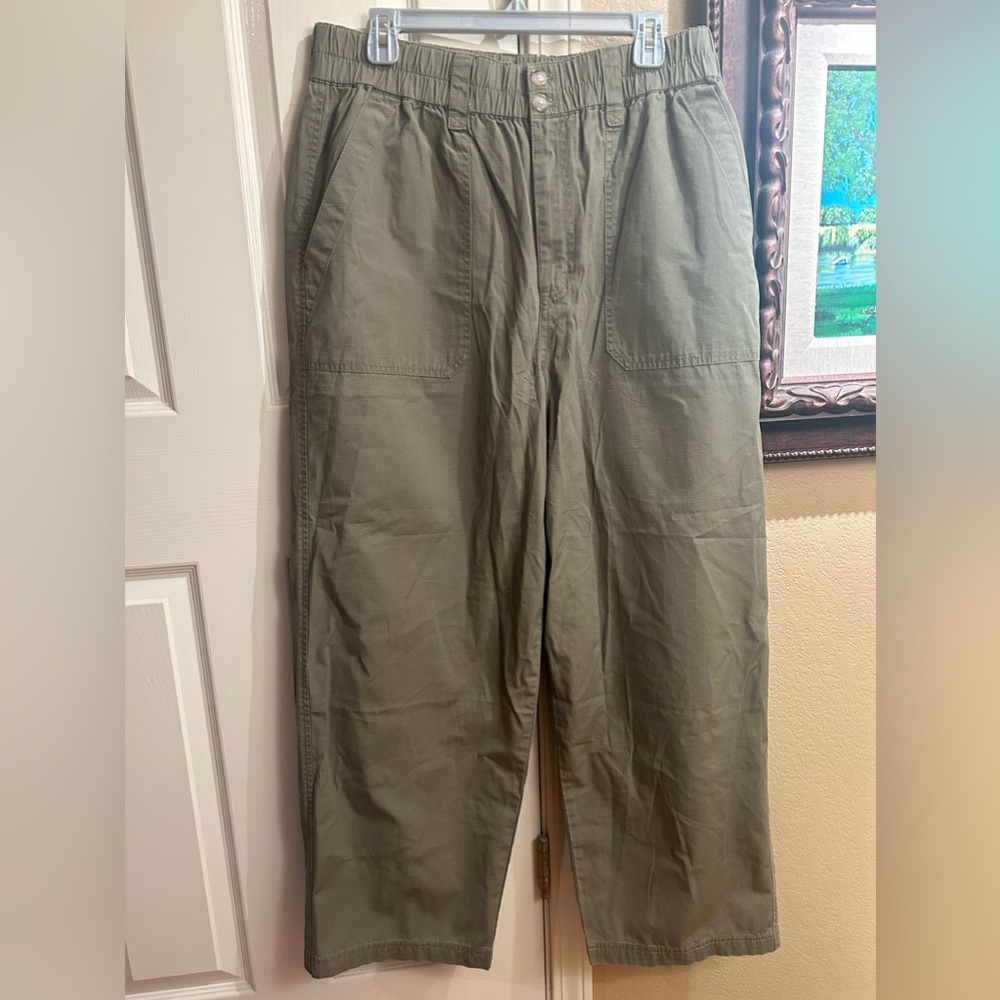 Madewell Ripstop Pull-On Straight Cargo Pants